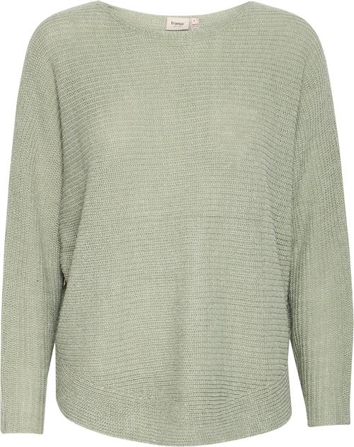 Se Fransa Freretta PU 3 Kvinde Green Bay Melange Sweaters Loose Fit Str XL - hos Magasin ved Magasin