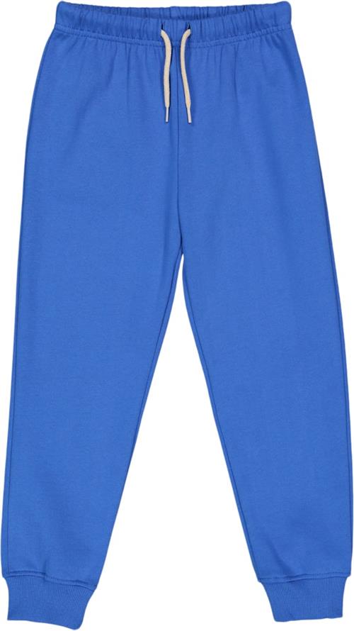 Müsli by Green Cotton Olsen Kids Sweatpants Str 110 - Palace Blue Bukser Bomuld hos Magasin