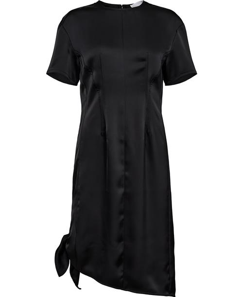 REMAIN Midi Knot Dress Kvinde Black Korte Kjoler Str 34 - hos Magasin