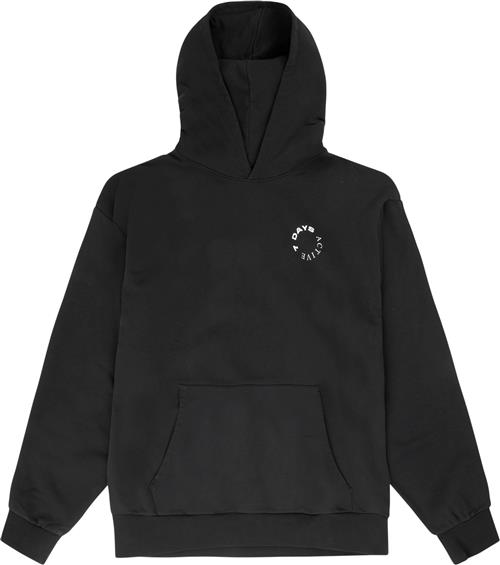 7 Days Active Organic Hoodie Kvinde 001 Black Hættetrøjer Str L - hos Magasin