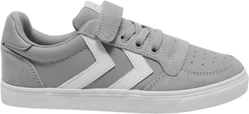 Se Hummel Slimmer Stadil Leather LOW JR Alloy Sneakers Str 29 - hos Magasin ved Magasin