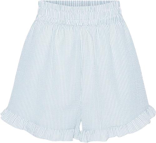 Se A-VIEW Sonja Shorts Kvinde Blue/white Stribe Casual Shorts Str 42 - hos Magasin ved Magasin