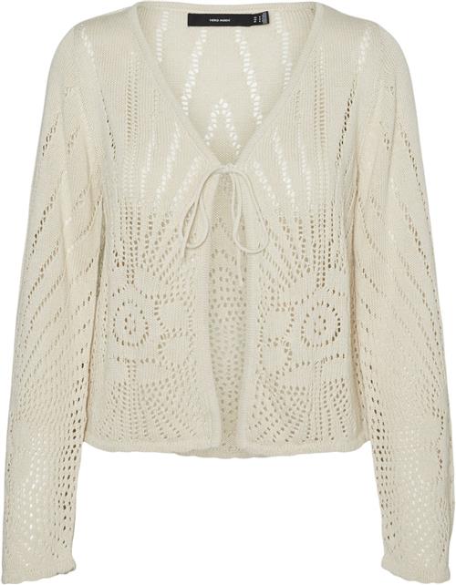 Vero Moda Vmsilja LS Vneck Cardigan Kvinde Birch Cardigans Str S - hos Magasin