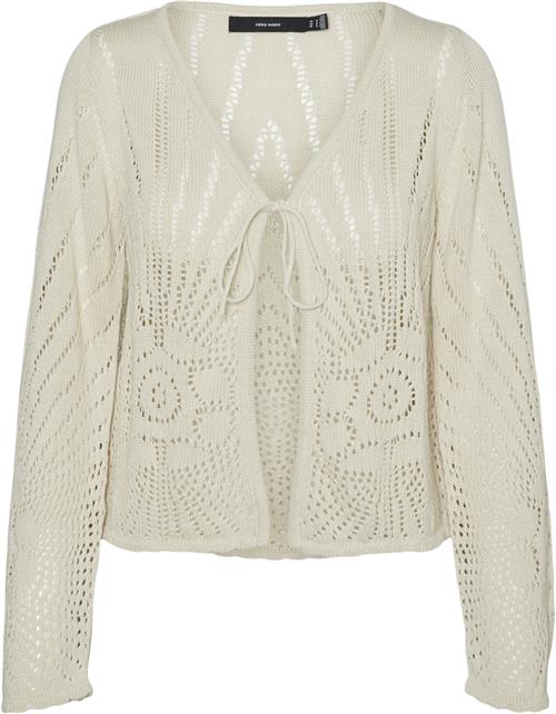 Vero Moda Vmsilja LS Vneck Cardigan Kvinde Birch Cardigans Str M - hos Magasin