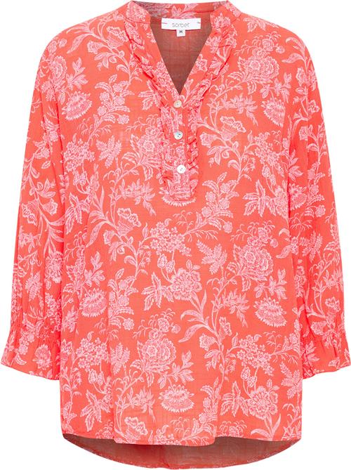 Se Sorbet Sbalexa F 3/4 Blouse Kvinde Porcelain Rose Langærmede Bluser Str M - hos Magasin ved Magasin