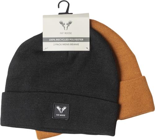 Se Fat Moose Base 2pack Beanie ONE SIZE - Huer hos Magasin ved Magasin