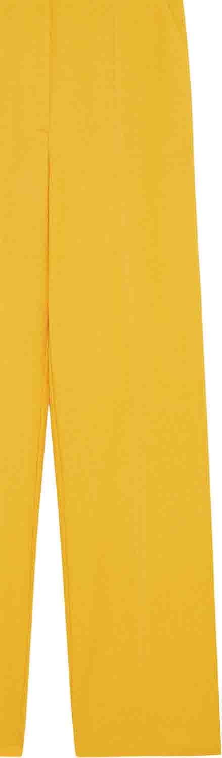 Patrizia Pepe Pantaloni/trousers Kvinde Juicy Orange Bukser Med Lige Ben Str 40 - hos Magasin