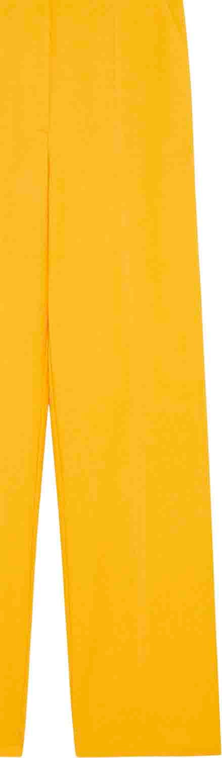 Patrizia Pepe Pantaloni/trousers Kvinde Juicy Orange Bukser Med Lige Ben Str 36 - hos Magasin