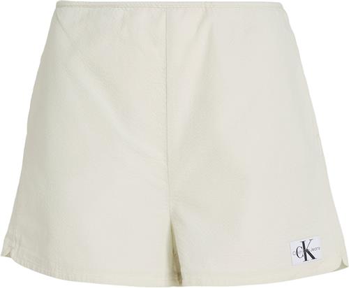 Calvin Klein Seersucker Shorts Kvinde Cga Casual Shorts Str L - hos Magasin