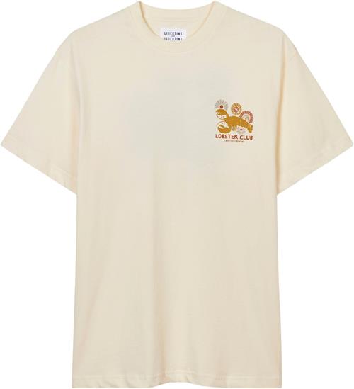 Libertine-Libertine Beat Lobster Tan Mand Hvid Kortærmede T-shirts Str XL - Bomuld hos Magasin