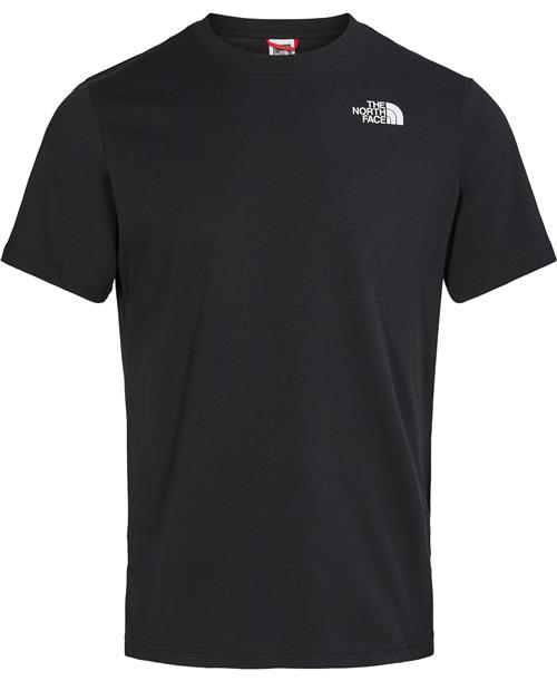 The North Face M s/s red box tee tnf Black Mand Sort Kortærmede T-shirts Str L - Bomuld hos Magasin