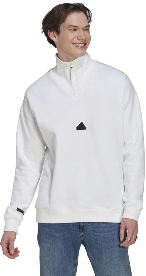 adidas 1/4 Zip Sweatshirt S - Sweatshirts Bomuld hos Magasin