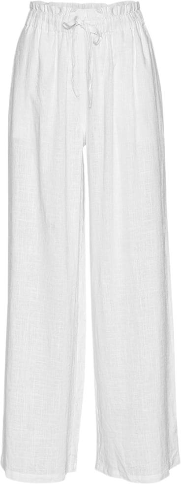 Se A-VIEW Lerke new Pants Kvinde White Hørbukser Str 44 - hos Magasin ved Magasin