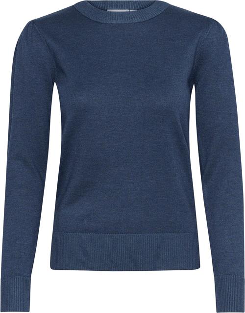 Saint Tropez Milasz Pullover Kvinde Titan Melange Sweaters Regular Fit Str XXL - hos Magasin