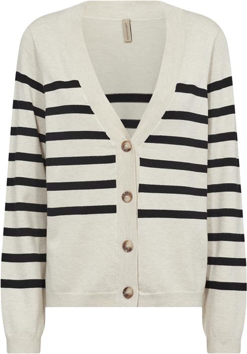 soyaconcept Scdollie Stripe 766 Cardigan Creme Kvinde 91620c Creme Cardigans Str XXL - Nylon hos Magasin