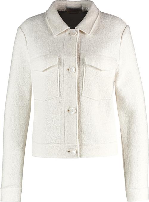 Gerry Weber Blazer Long Sleeve Kvinde Whisper White Blazere Str 46 - hos Magasin