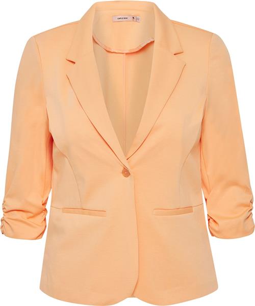 Simple Wish Swblazer BLA 1 Kvinde Apricot Wash Blazere Str 44 - hos Magasin