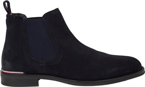 Se Tommy Hilfiger Core RWB Hilfiger Suede Chelsea Mand Desert Sky Chelsea Boots Str 46 - hos Magasin ved Magasin