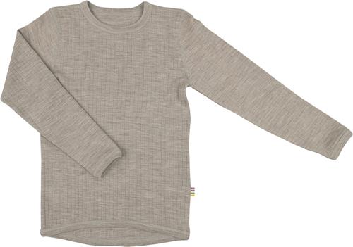 Se Joha Shirt l.s. Basic Str 1-2 år / 90 - Brun Langærmede T-shirts hos Magasin ved Magasin