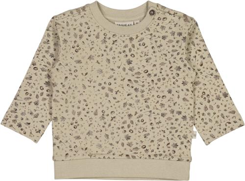 Wheat Sweatshirt Sigi Str 80/12m - Gravel Spruce And Cone Sweatshirts Bomuld hos Magasin