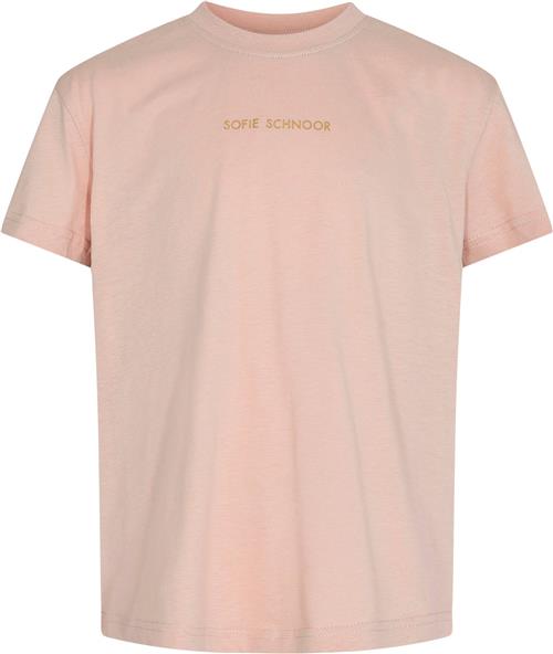 Sofie Schnoor Tshirt Str 12 år / 152 cm - Light Rose Kortærmede T-shirts hos Magasin