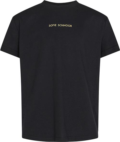 Sofie Schnoor Tshirt Str 10 år / 140 cm - Black Kortærmede T-shirts hos Magasin