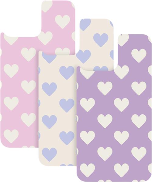 HoldIt Print Pack Iphone 15/14/13 Heart 76x13x140 mm - Mobil Covers hos Magasin