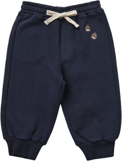 Sofie Schnoor Sweatpants Str 4-6 mdr / 68 cm - Dark Blue Bukser hos Magasin