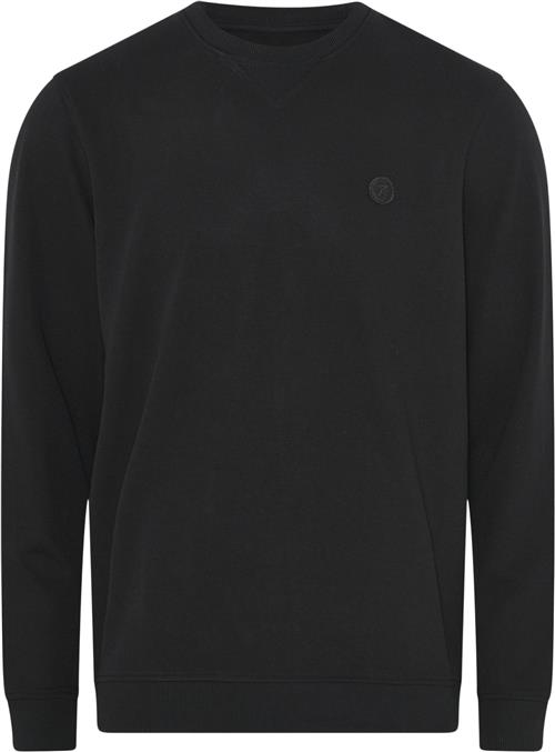 JBS of Denmark JBS of Denmark Badge Crew Neck Mand Sort Sweatshirts Str XL - Bambus hos Magasin