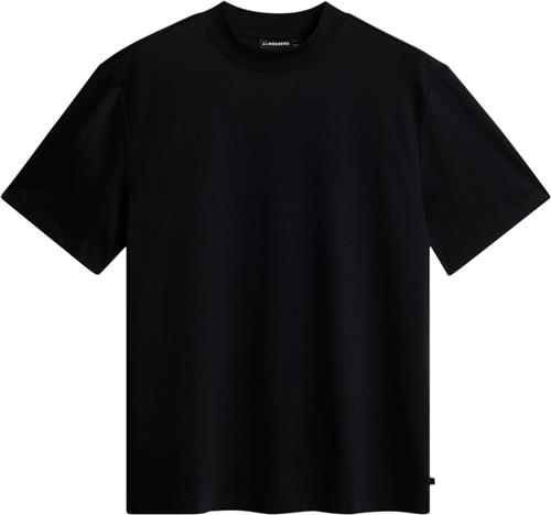 Se J. Lindeberg Ace Mock Neck Tshirt Mand Black Kortærmede T-shirts Str M - hos Magasin ved Magasin