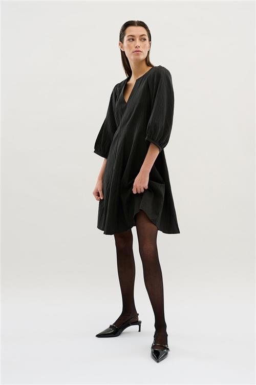 Karen by Simonsen Kbruby Indie Dress Kvinde Meteorite Midi Kjoler Str 40 - hos Magasin