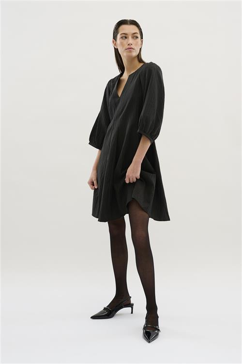 Karen by Simonsen Kbruby Indie Dress Kvinde Meteorite Midi Kjoler Str 36 - hos Magasin