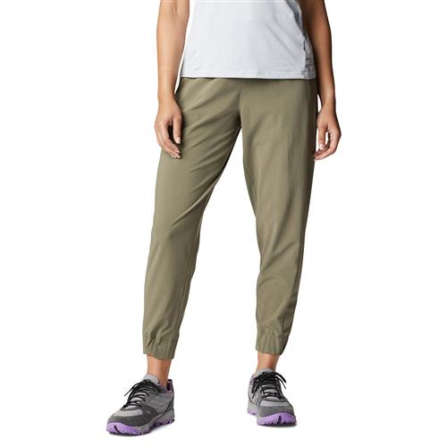 Se Columbia Pleasant Creek EU Jogger Kvinde Stone Green Sweatpants Str M-R - hos Magasin ved Magasin