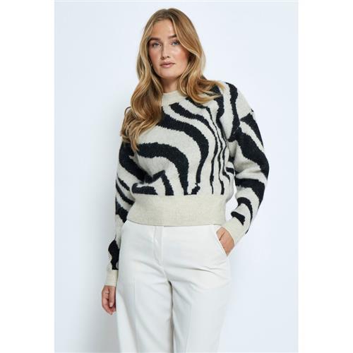 Se Minus Msmelima Knit Pullover Kvinde Light Birch Sweaters Str S - hos Magasin ved Magasin