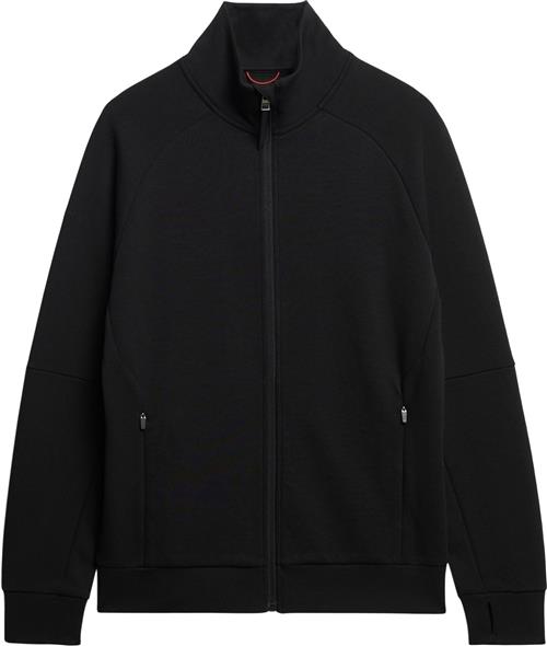 Superdry Tech Tracktop Mand Black Sweatshirts Str XL - hos Magasin