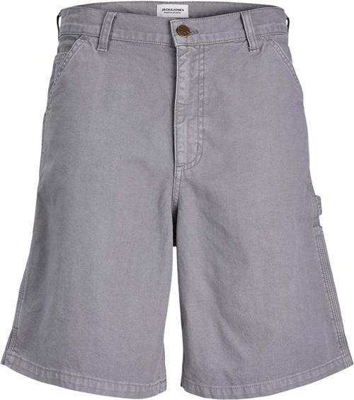 Jack & Jones Jpstkarl Jjcarpenter Short SN Mand Steel Gray Chino Shorts Str S - hos Magasin