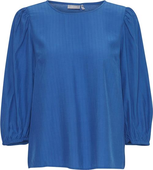 Se Fransa Frzola BL 3 Kvinde Beaucoup Blue Kortærmede Bluser Str XXL - hos Magasin ved Magasin