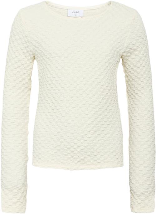 Se Grunt Saron Blouse Str M/12Y - Off White Bluser hos Magasin ved Magasin