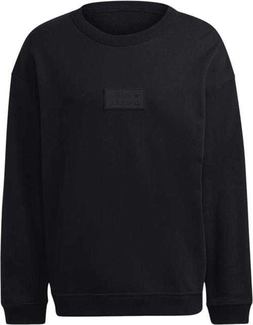 Se adidas R.Y.V. Silicone Double Linear Badge Crew Sweatshirt Mand Sort Sweatshirts Str L - Bomuld hos Magasin ved Magasin