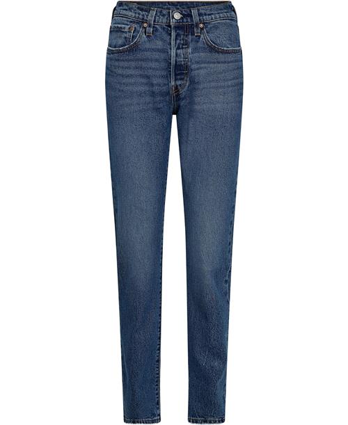 Se Levi's 501 Jeans FOR Women Erin Cant Kvinde Blå Skinny Jeans Straight Fit Str W30 / L32 - hos Magasin ved Magasin