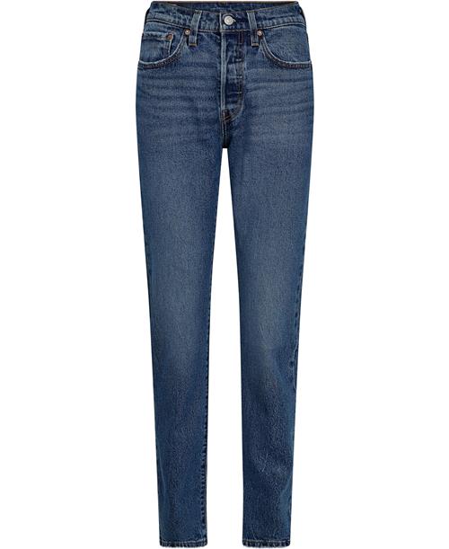 Levi's 501 Jeans FOR Women Erin Cant Kvinde Blå Skinny Jeans Straight Fit Str W26/L30 - hos Magasin