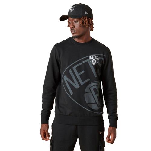 New Era Washed Pack Graphic Crew Brone Mand Blk Sweatshirts Str S - Bomuld hos Magasin