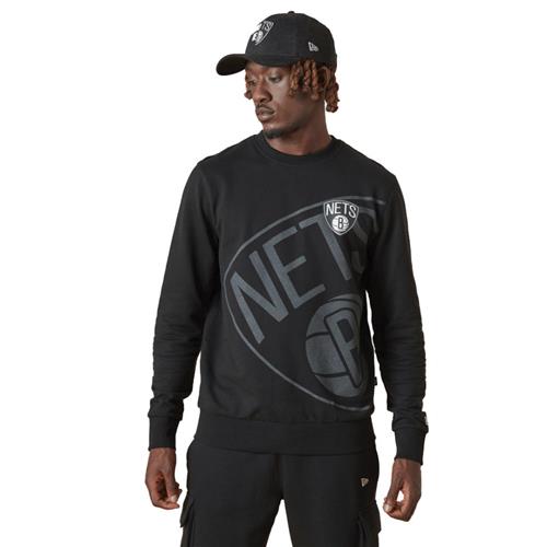 Se New Era Washed Pack Graphic Crew Brone Mand Blk Sweatshirts Str M - Bomuld hos Magasin ved Magasin