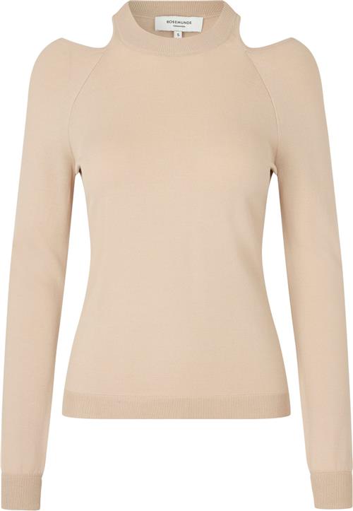 Se Rosemunde Viscose Pullover Kvinde Brun Rullekraver Str XL - hos Magasin ved Magasin