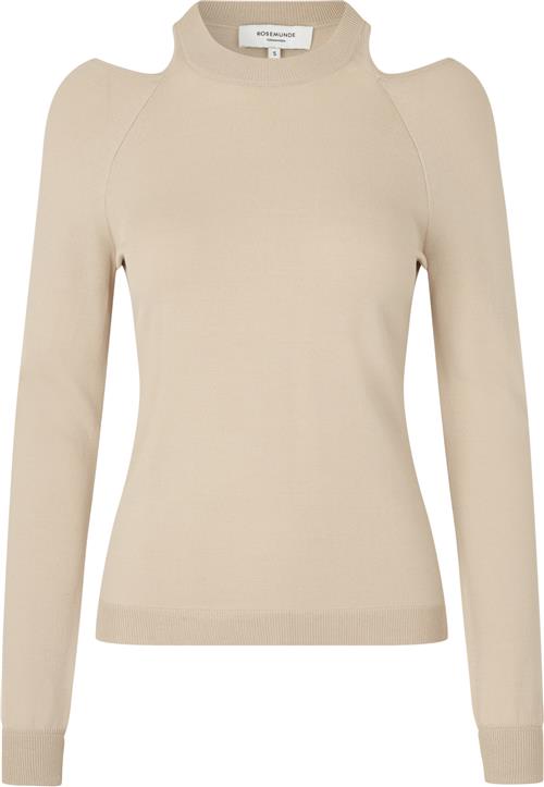 Rosemunde Viscose Pullover Kvinde Brun Rullekraver Str M - hos Magasin