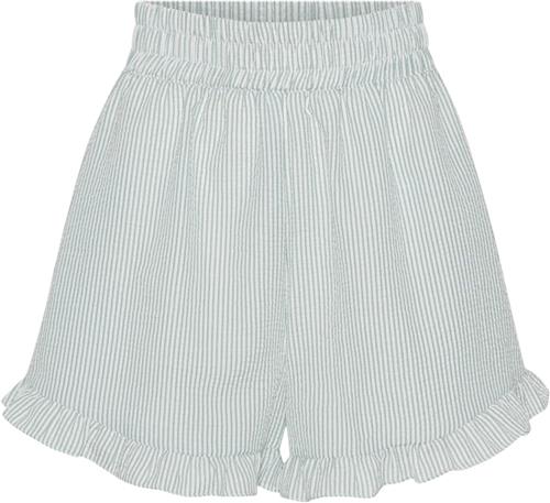 Se A-VIEW Sonja Shorts Kvinde Green/white Casual Shorts Str 44 - hos Magasin ved Magasin