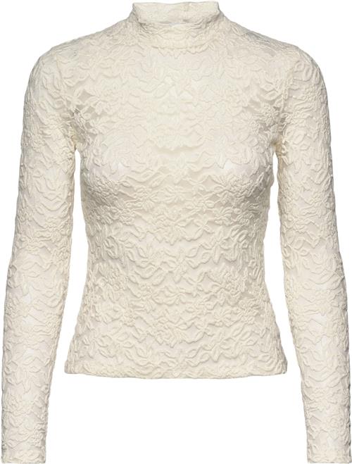 Se Rosemunde Long Sleeve Turtleneck Tshirt Kvinde Hvid Langærmede Bluser Str M - hos Magasin ved Magasin