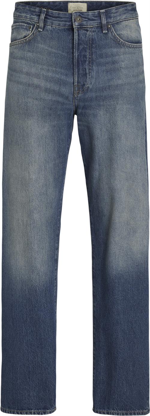 Jack & Jones Jjieddie Jjcooper JOS 735 SN Mand Blue Denim Jeans Str "30/""32" - hos Magasin