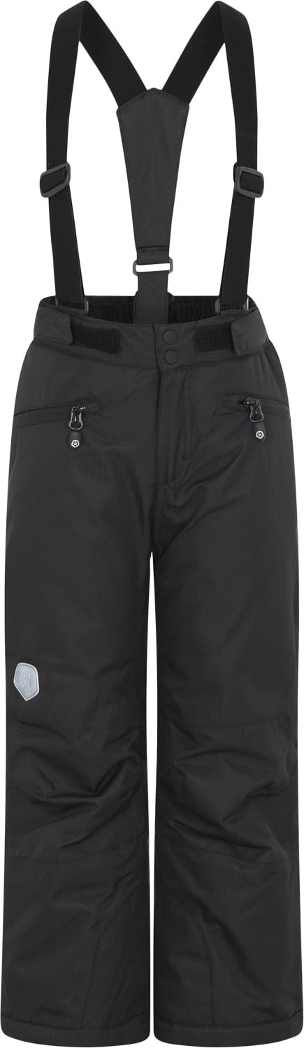 Color Kids Ski Pants W.Pockets Recycled Str 140 Unisex - Black Overtræksbukser hos Magasin