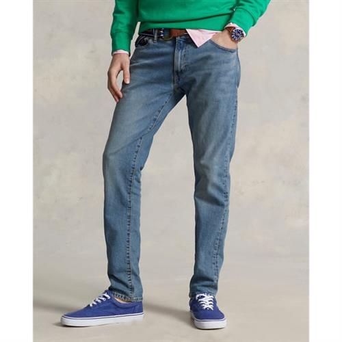 Se Polo Ralph Lauren Sullivan Slim Stretch Jean Mand Blå Jeans Slim Fit Str 36/34 - hos Magasin ved Magasin